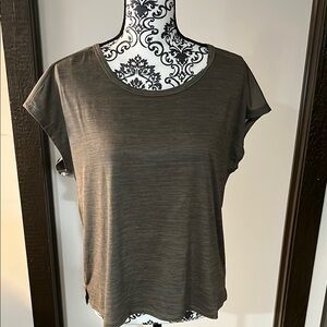 RBX Black and White Cap Sleeve Relaxed T-Shirt